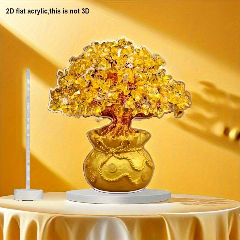 2D Flat Acrylic Printed Money Tree Desktop Decoration, Money Tree Design, Home Decor Plaque Hanging Wall Art Decorative Garden Decoration for Room Doo 15.5*13.5CM
2D Flat Acrylic Printed Money Tree Desktop Decoration, Money Tree Design, Home Decor Plaque Hanging Wall Art Decorative Garden Decoration for Room Doo 15.5*13.5CM