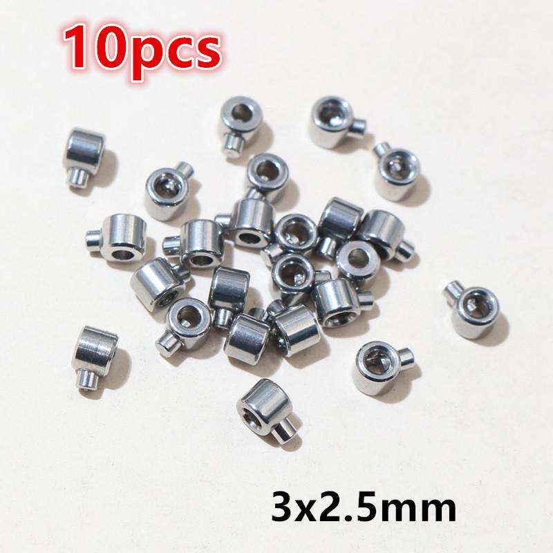 4-10pcs Stainless Steel Stopper Beads Crimp End Beads Connector for Wire Stopper Rondelle Beads Diy Jewelry Accessories
4-10pcs Stainless Steel Stopper Beads Crimp End Beads Connector for Wire Stopper Rondelle Beads Diy Jewelry Accessories