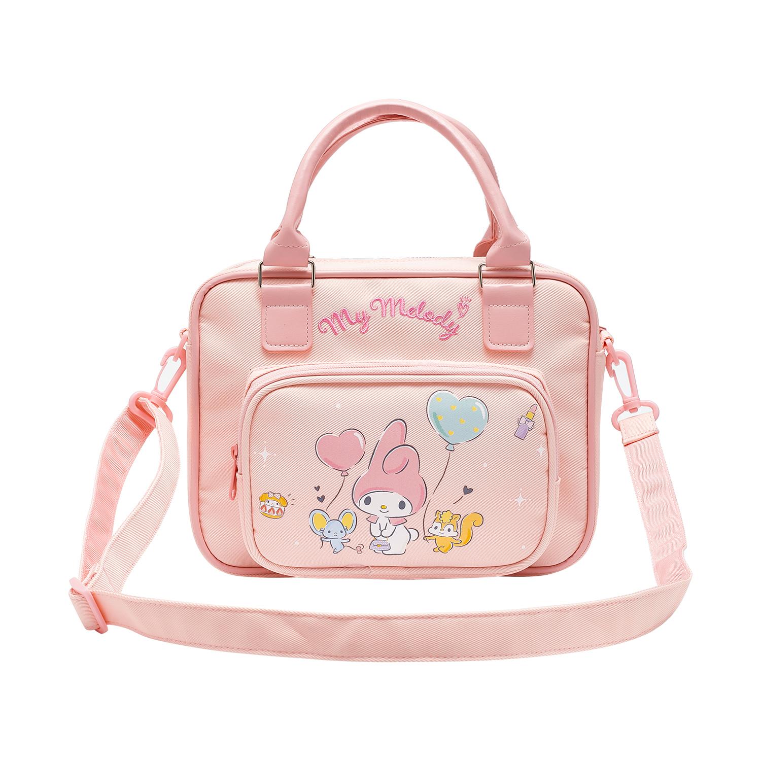 Новые полиэстеровые сумки на одно плечо Sanrio Melodi, женские розовые BM-65050 25.9*11.9*20.1CM
Новые полиэстеровые сумки на одно плечо Sanrio Melodi, женские розовые BM-65050 25.9*11.9*20.1CM