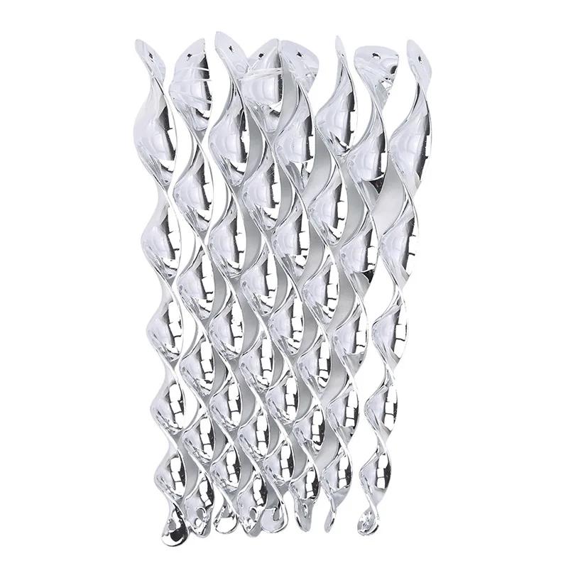 8pcs Bird Repeller Rotating Rod Reflective Wind Spiral Deterrent Control Device Agricultural Scare Bird Garden Ornaments Decor
8pcs Bird Repeller Rotating Rod Reflective Wind Spiral Deterrent Control Device Agricultural Scare Bird Garden Ornaments Decor