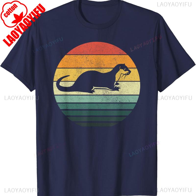 Lovely Sea Otter Animal Sunset Retro Vintage 70s Nature Lovers TShirt High quality cotton Leisure fashion tops tee shirt short S
Lovely Sea Otter Animal Sunset Retro Vintage 70s Nature Lovers TShirt High quality cotton Leisure fashion tops tee shirt short S