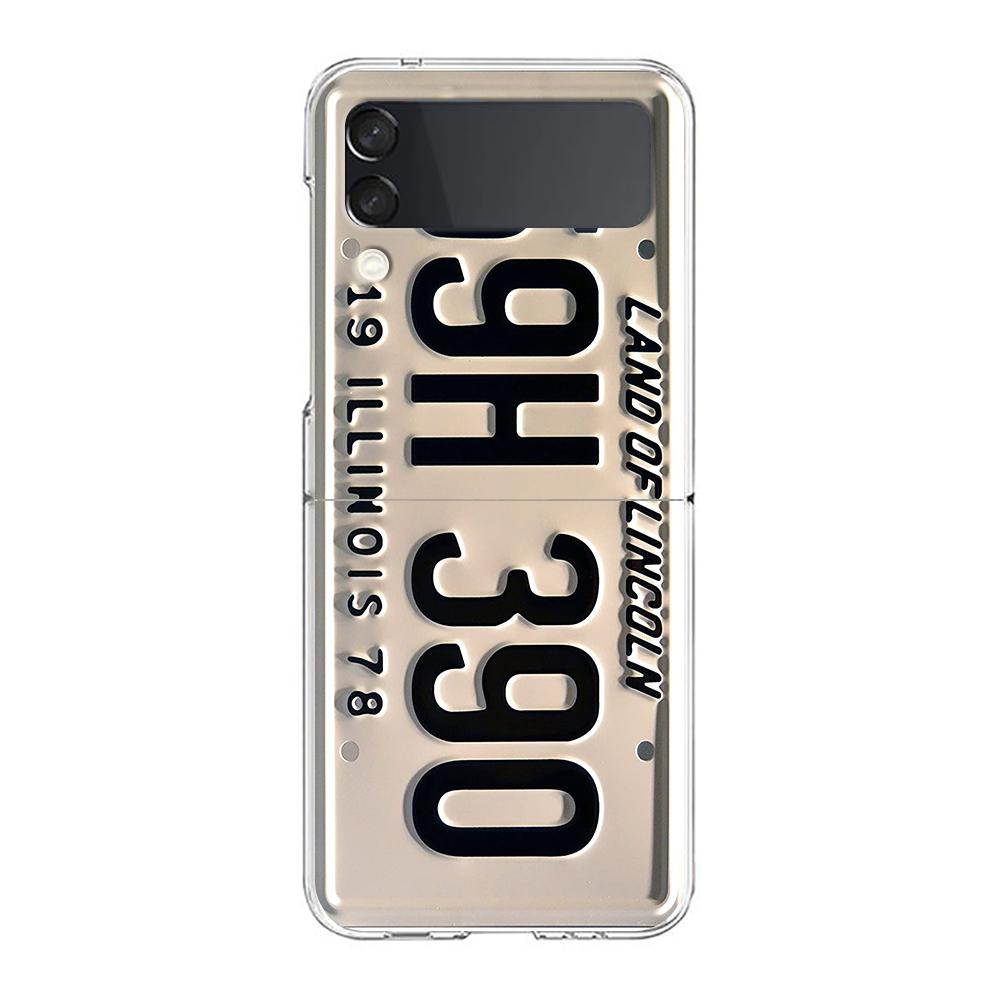 Retro Funny License Plate Number Hard PC Phone Case For Samsung Galaxy Z Flip 5 4 3 Transparent For Galaxy Z Flip6 Foldable Case for Z Flip
Retro Funny License Plate Number Hard PC Phone Case For Samsung Galaxy Z Flip 5 4 3 Transparent For Galaxy Z Flip6 Foldable Case for Z Flip