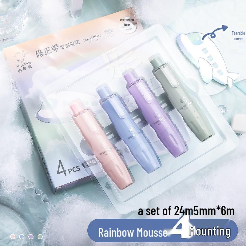 Многоразовая корректирующая лента Kaba Bear нажимного типа для студентов, высокая ценность, стильный дизайн
Многоразовая корректирующая лента Kaba Bear нажимного типа для студентов, высокая ценность, стильный дизайн