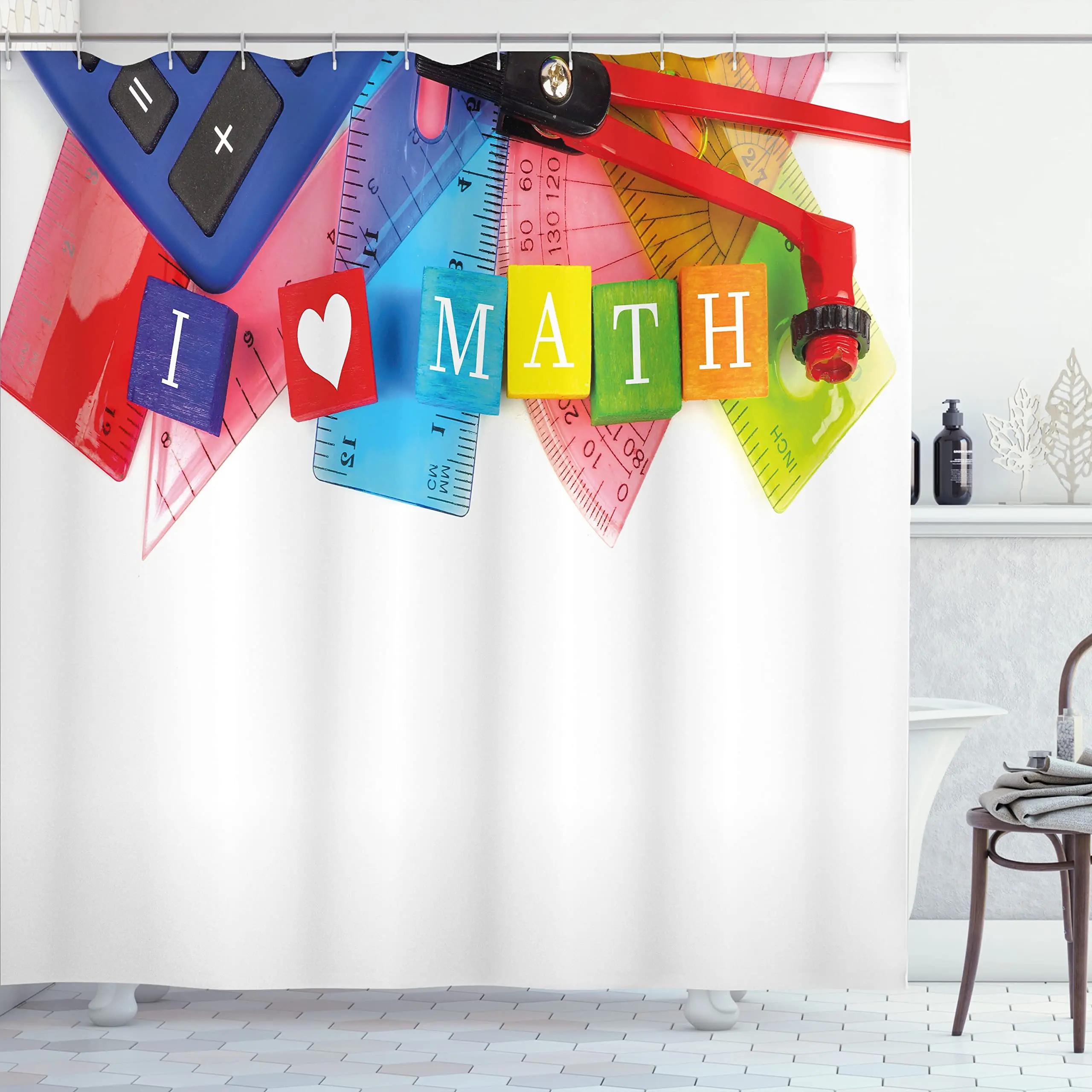 Multiplication Chart Shower Curtain Set, Waterproof Fabric Math Tool With Cat Dog Giraffe Science Bathroom Curtains Bath Screens W60H190(CM)-1 Pcs
Multiplication Chart Shower Curtain Set, Waterproof Fabric Math Tool With Cat Dog Giraffe Science Bathroom Curtains Bath Screens W60H190(CM)-1 Pcs