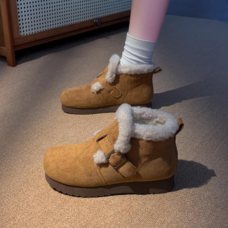 Trend-increasing snow boots women s 2025 autumn and winter retro fashion short boots women s velvet warm women s boots versatile boots 40
Trend-increasing snow boots women s 2025 autumn and winter retro fashion short boots women s velvet warm women s boots versatile boots 40