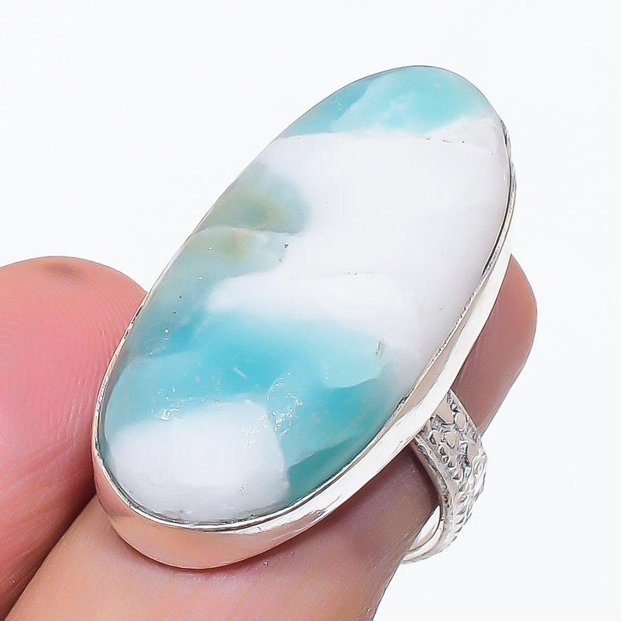 Натуральный ларимар ручной работы из серебра 925 пробы, кольцо, размер 6 U9r27
Натуральный ларимар ручной работы из серебра 925 пробы, кольцо, размер 6 U9r27