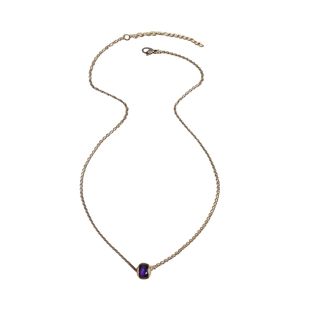 Woman Color Changing Necklaces Simple Design Stainless Steel Collarbone Pendant Banquet Jewelry Girlfriend Festival Gift
Woman Color Changing Necklaces Simple Design Stainless Steel Collarbone Pendant Banquet Jewelry Girlfriend Festival Gift
