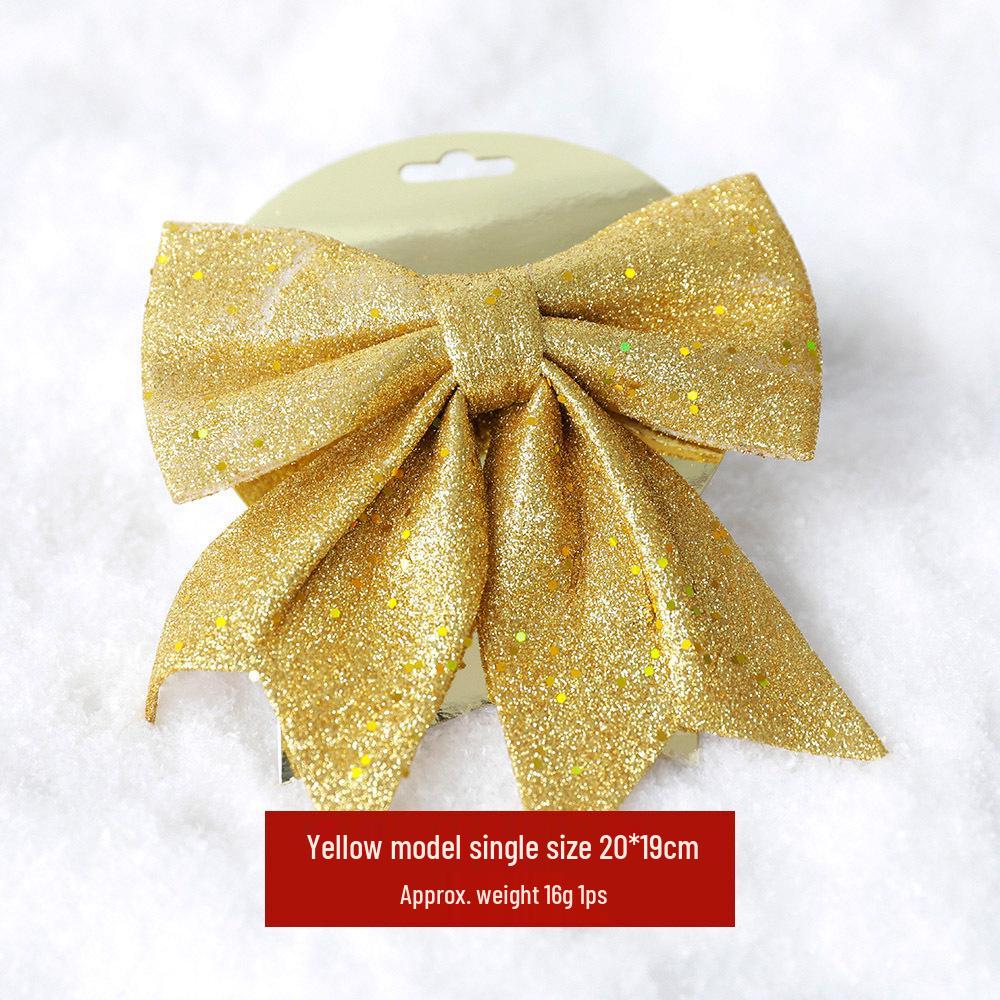Christmas Tree Ornaments: Large Sequin Bowknot with Pine Cones
Christmas Tree Ornaments: Large Sequin Bowknot with Pine Cones