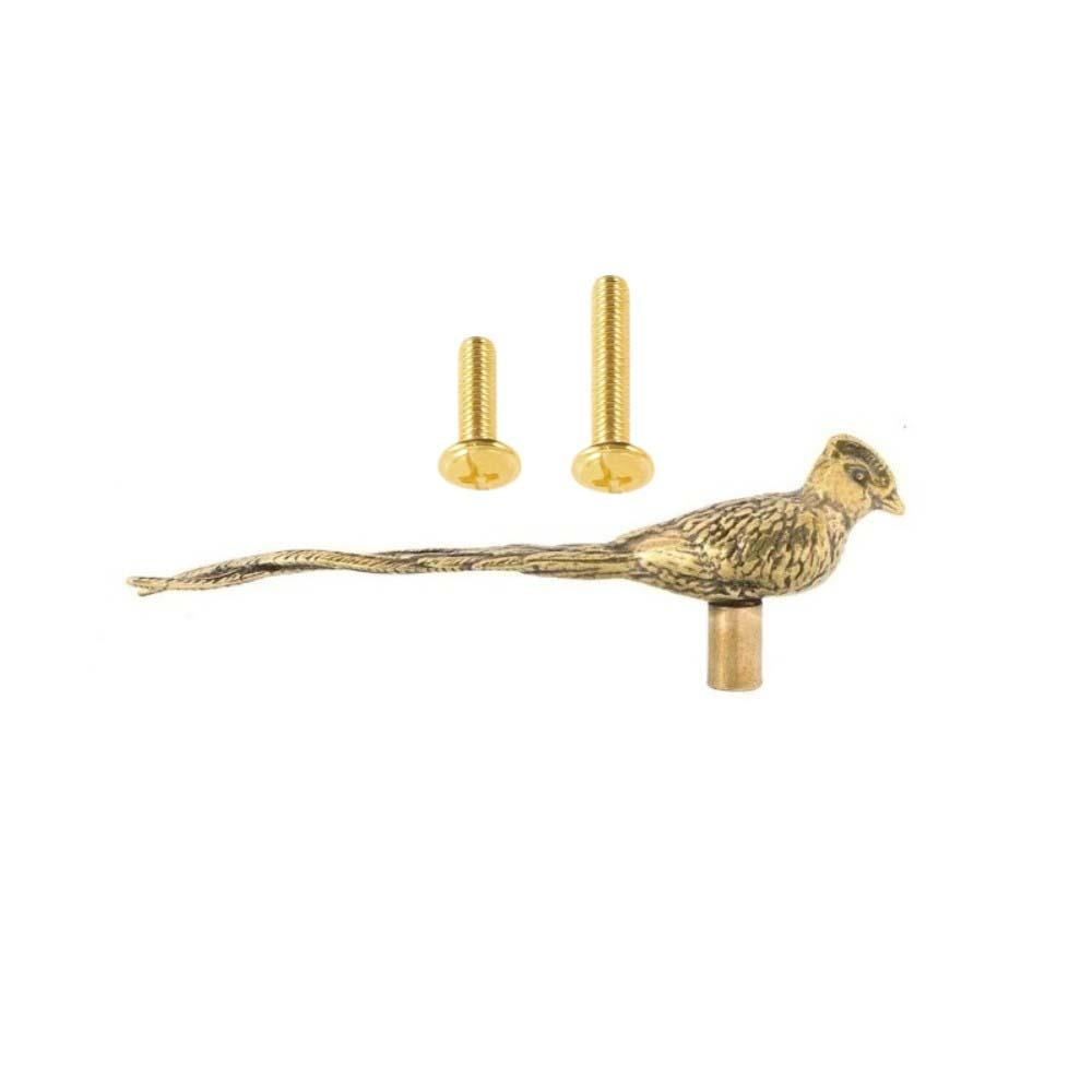 Vintage Longtail Bird Brass Handle Retro Wardrobe Drawer Pulls Cabinet Door Knobs Furniture
Vintage Longtail Bird Brass Handle Retro Wardrobe Drawer Pulls Cabinet Door Knobs Furniture