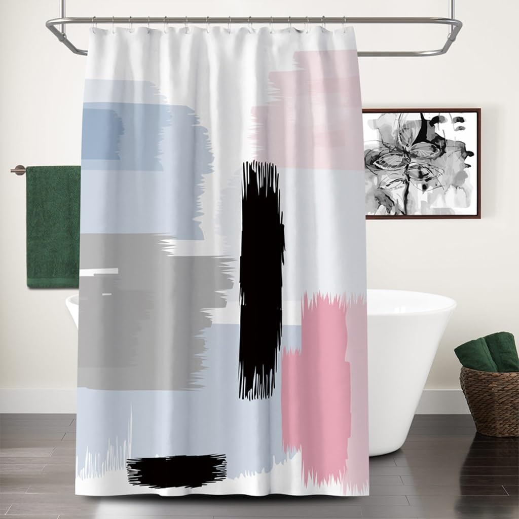 1Pcs Abstract Pattern Printed Shower Curtain Graffiti Painting Bathroom Partition Curtain Home Machine Washable With Hook W60H190(CM)-1 Pcs
1Pcs Abstract Pattern Printed Shower Curtain Graffiti Painting Bathroom Partition Curtain Home Machine Washable With Hook W60H190(CM)-1 Pcs
