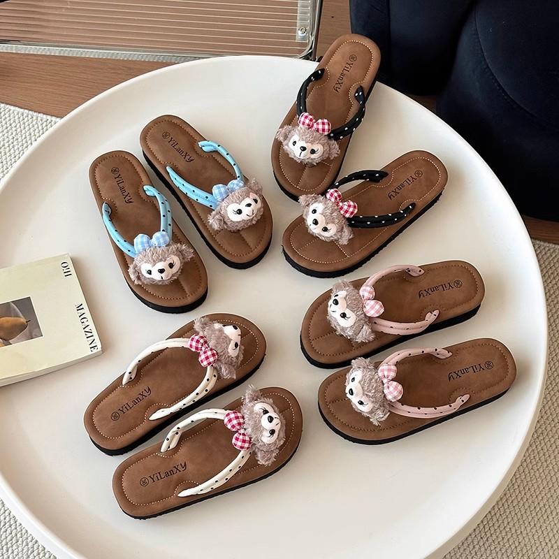 Cute doll slippers women s summer wear new fashion soft bottom non-slip flip-flops indoor home cool slippers 35 чорний
Cute doll slippers women s summer wear new fashion soft bottom non-slip flip-flops indoor home cool slippers 35 чорний