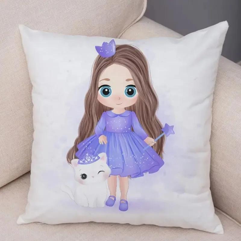 Luxury Home Decor Pillow Cover Car Living Room Sofa Cushion Cover Cartoon Girl Pattern Cushion Cover 30x30cm бежевий
Luxury Home Decor Pillow Cover Car Living Room Sofa Cushion Cover Cartoon Girl Pattern Cushion Cover 30x30cm бежевий