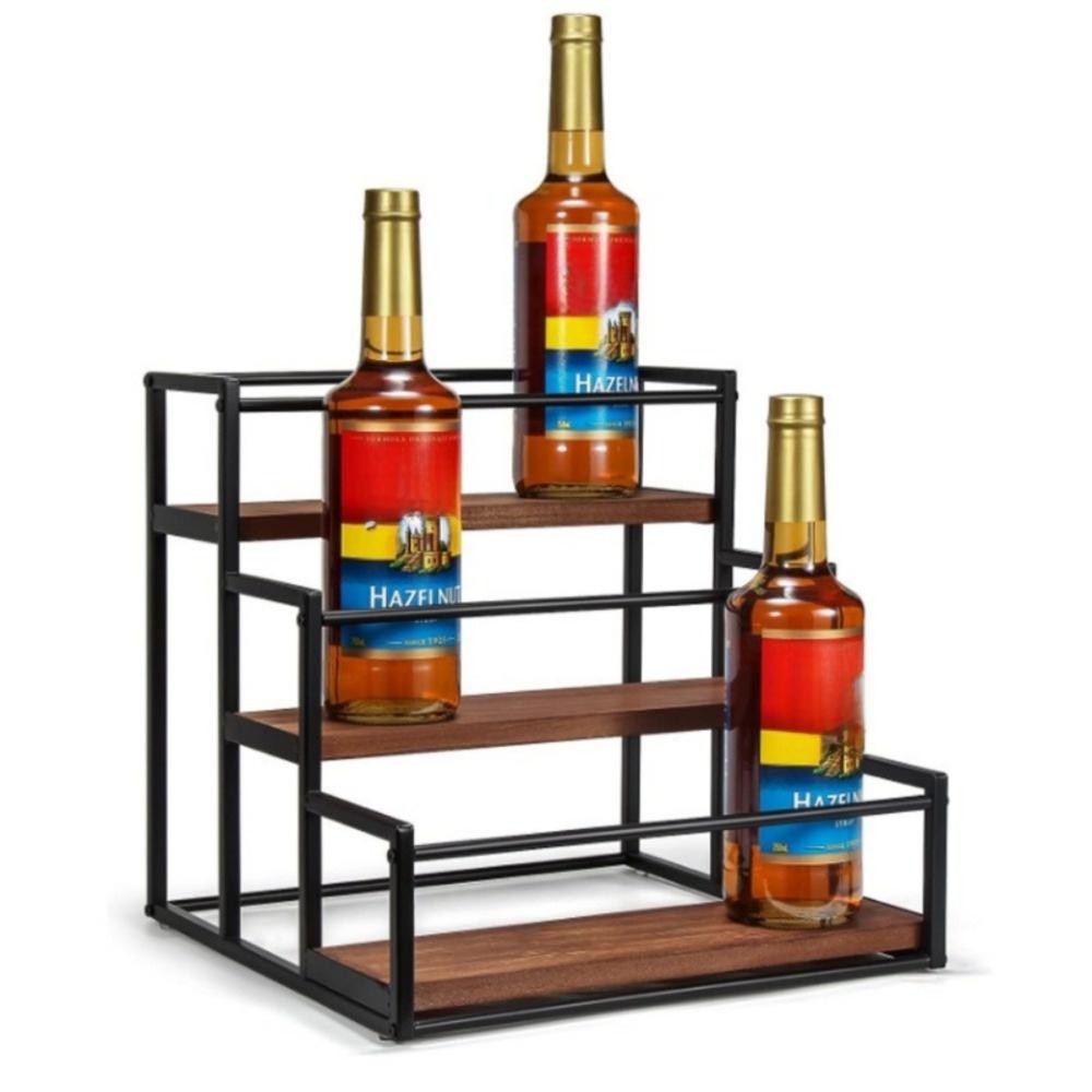 Black Wine Storage Stand Bottle Stand Bar Drink Holder New Spice Rack For Coffee Bar Kitchen
Black Wine Storage Stand Bottle Stand Bar Drink Holder New Spice Rack For Coffee Bar Kitchen