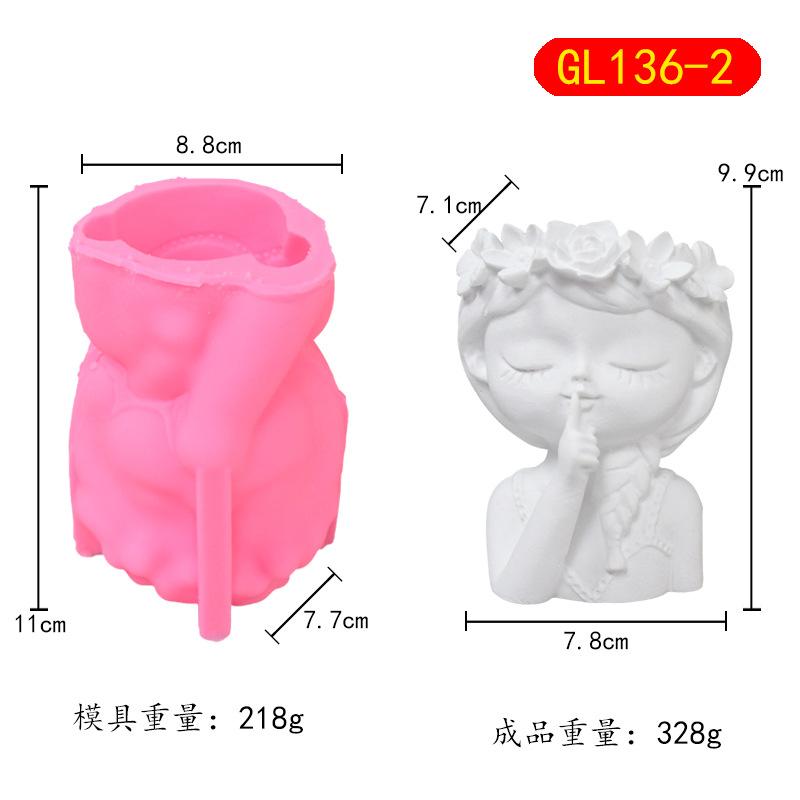 3D Ваза-Портрет Силиконовая Форма DIY Ручная Лепка Горшок для Цветов Форма для Смолы Гипсовая Форма для Литья Домашний Декор poterie
3D Ваза-Портрет Силиконовая Форма DIY Ручная Лепка Горшок для Цветов Форма для Смолы Гипсовая Форма для Литья Домашний Декор poterie