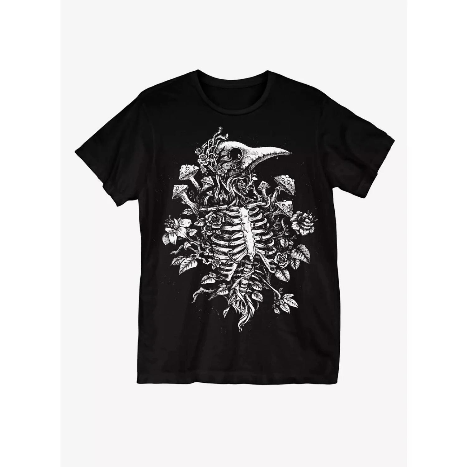 Bird Skeleton Flowers Girls T-Shirt By Ghoul Bunny Studios High-quality Men s Pure Cotton Round-neck Graphic Print T-shirt XXXXXL чорний
Bird Skeleton Flowers Girls T-Shirt By Ghoul Bunny Studios High-quality Men s Pure Cotton Round-neck Graphic Print T-shirt XXXXXL чорний