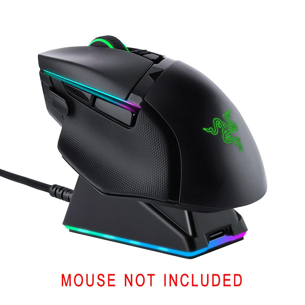 Зарядная док-станция Chroma RGB для беспроводной мыши Razer DeathAdder V2 Pro, Naga Pro, Viper Ultimate и мыши Basilisk Ultimate
Зарядная док-станция Chroma RGB для беспроводной мыши Razer DeathAdder V2 Pro, Naga Pro, Viper Ultimate и мыши Basilisk Ultimate