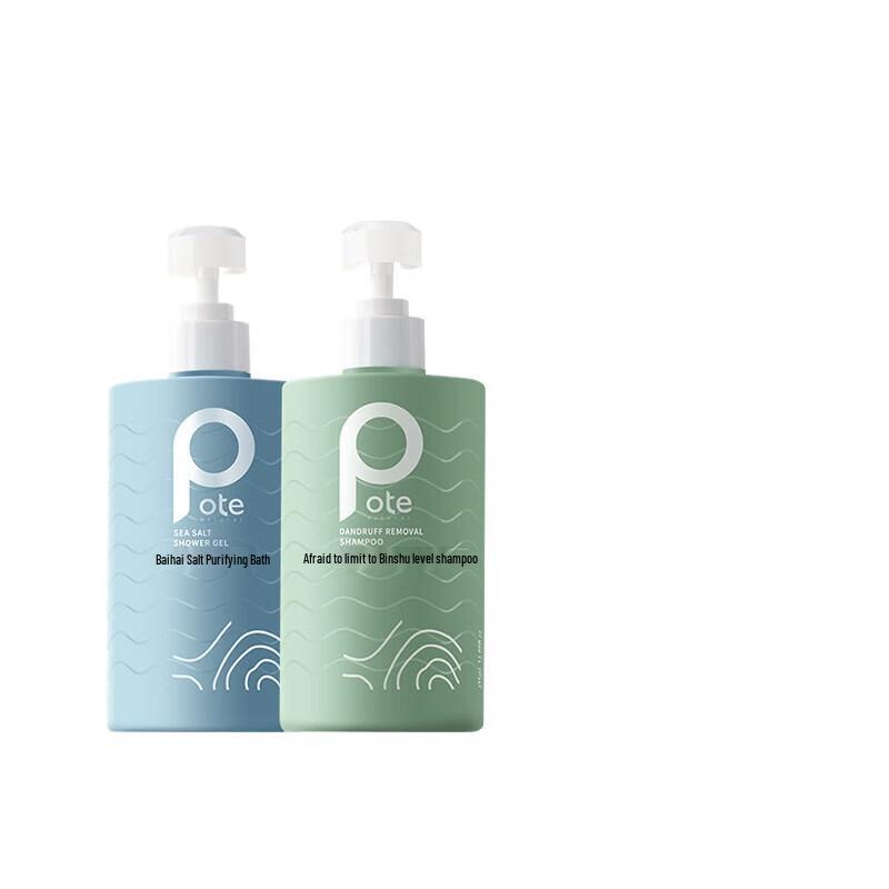 Pote Seaweed & Sea Salt Anti-Dandruff Shower & Shampoo Set
Pote Seaweed & Sea Salt Anti-Dandruff Shower & Shampoo Set