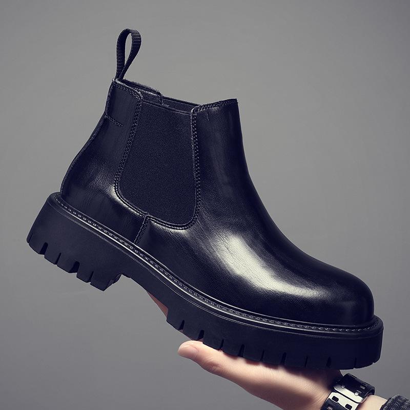 Chelsea boots men s spring and autumn breathable high-top shoes British style one-pedal Martin boots men s spring and autumn boots men s cigarette b 38
Chelsea boots men s spring and autumn breathable high-top shoes British style one-pedal Martin boots men s spring and autumn boots men s cigarette b 38