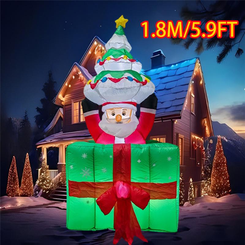 Inflatable Toy Box Santa Christmas Inflatable Model Luminous Inflatable Model Christmas Atmosphere Decoration Model US Plug
Inflatable Toy Box Santa Christmas Inflatable Model Luminous Inflatable Model Christmas Atmosphere Decoration Model US Plug