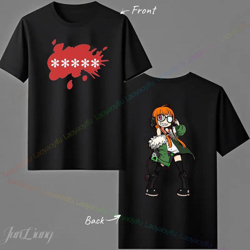 Furuta Sakuras political role version Persona 5 printed anime shirt shortsleeved roundneck front and back top garment 4XL
Furuta Sakuras political role version Persona 5 printed anime shirt shortsleeved roundneck front and back top garment 4XL