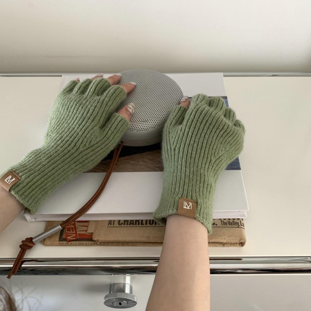 Thickened Cycling Gloves Korean Style Gloves Half Finger Knitted Gloves Winter фиолетовый
Thickened Cycling Gloves Korean Style Gloves Half Finger Knitted Gloves Winter фиолетовый