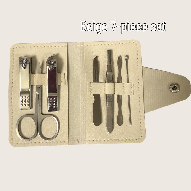 Pink Stainless Steel Nail Clipper Set: 7-Piece Professional Manicure Tools, Portable and Complete
Pink Stainless Steel Nail Clipper Set: 7-Piece Professional Manicure Tools, Portable and Complete