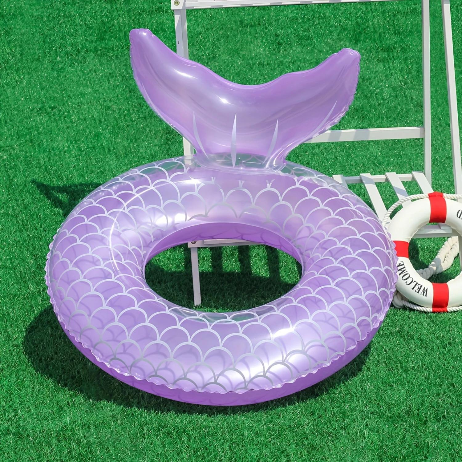 1pc Fish Tail Swimming Ring - Durable PVC Inflatable with Comfortable Backrest - Perfect for Pool Parties & Beach Leisure - Fun- фіолетовий
1pc Fish Tail Swimming Ring - Durable PVC Inflatable with Comfortable Backrest - Perfect for Pool Parties & Beach Leisure - Fun- фіолетовий