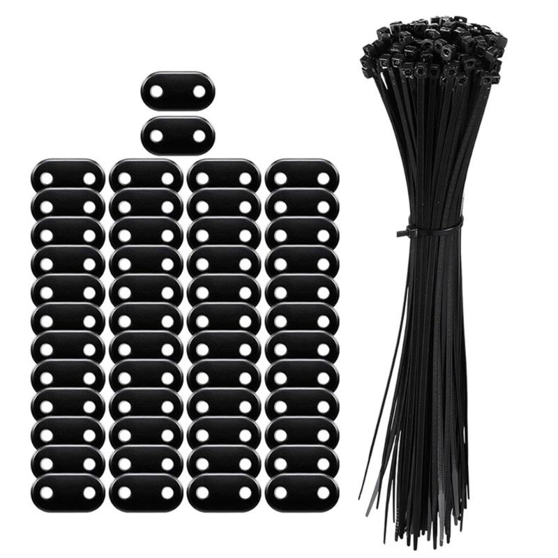 Weatherproof Privacy Screen Fasteners Fixation Mounting Clips with Cable Ties for Outdoor Garden Fences Balcony Railings
Weatherproof Privacy Screen Fasteners Fixation Mounting Clips with Cable Ties for Outdoor Garden Fences Balcony Railings