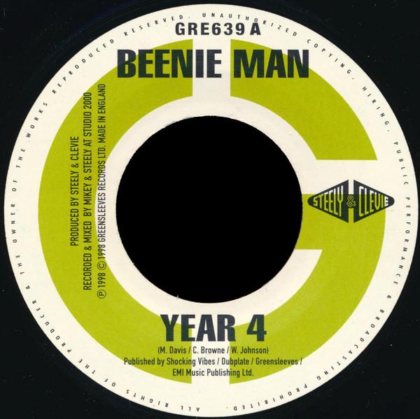7inch Record BEENIE MAN - Year 4 GRE639 Greensleeves Re 1998 UK Reggae, Ska & Dub Used
7inch Record BEENIE MAN - Year 4 GRE639 Greensleeves Re 1998 UK Reggae, Ska & Dub Used