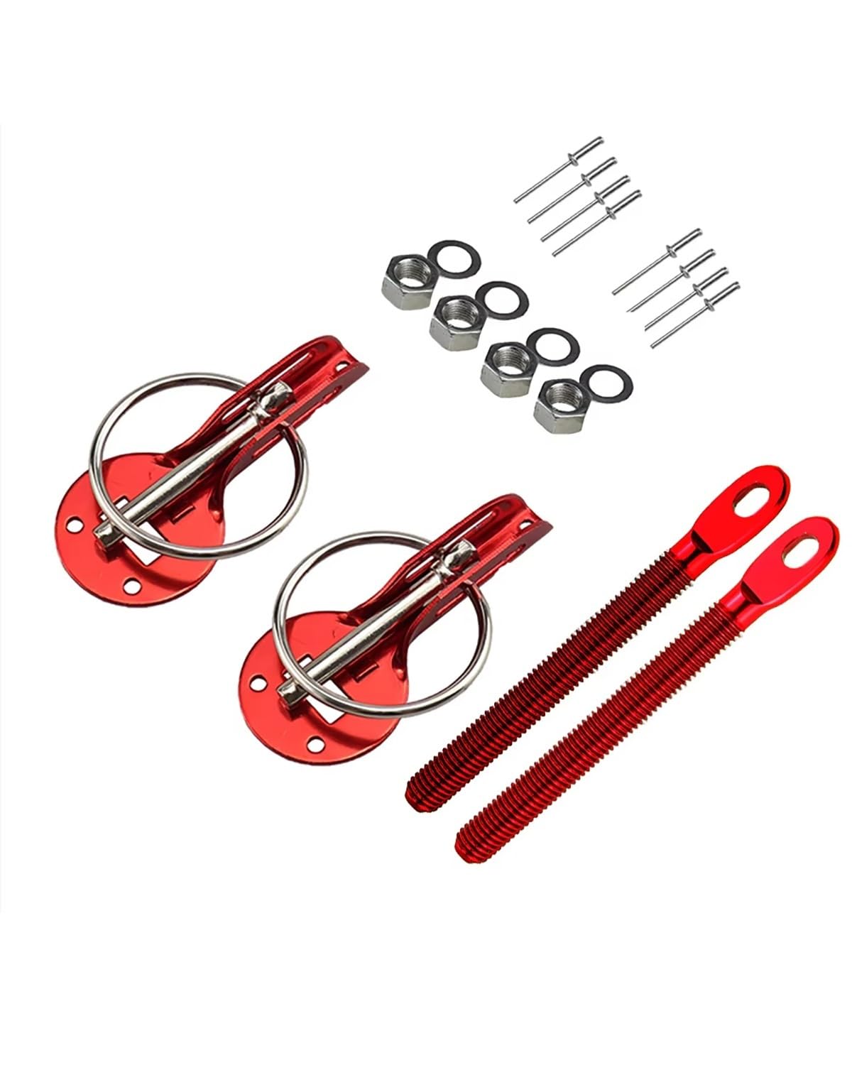 Замок капота Универсальные автомобильные аксессуары Алюминиевый сплав Крепление Штифт капота Замок капота Комплект One Size красный
Замок капота Универсальные автомобильные аксессуары Алюминиевый сплав Крепление Штифт капота Замок капота Комплект One Size красный
