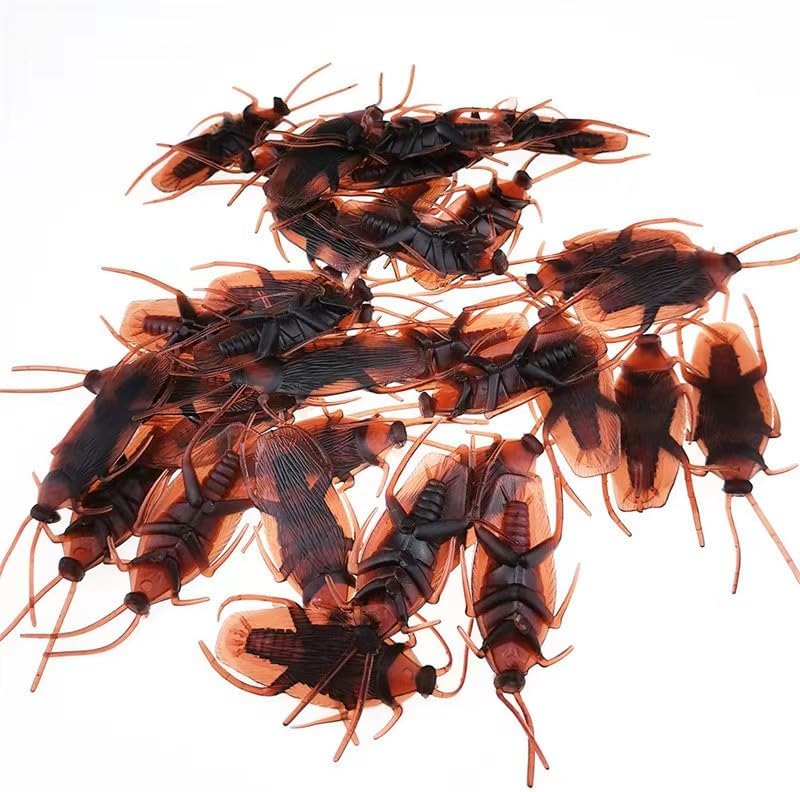 10pcs Prank Fake Roaches Model Simulation Rubber Cockroach Bug Toy Funny Trick Joke Toys Plastic Bugs Gift for Kids Creepy Decor 10pcs
10pcs Prank Fake Roaches Model Simulation Rubber Cockroach Bug Toy Funny Trick Joke Toys Plastic Bugs Gift for Kids Creepy Decor 10pcs