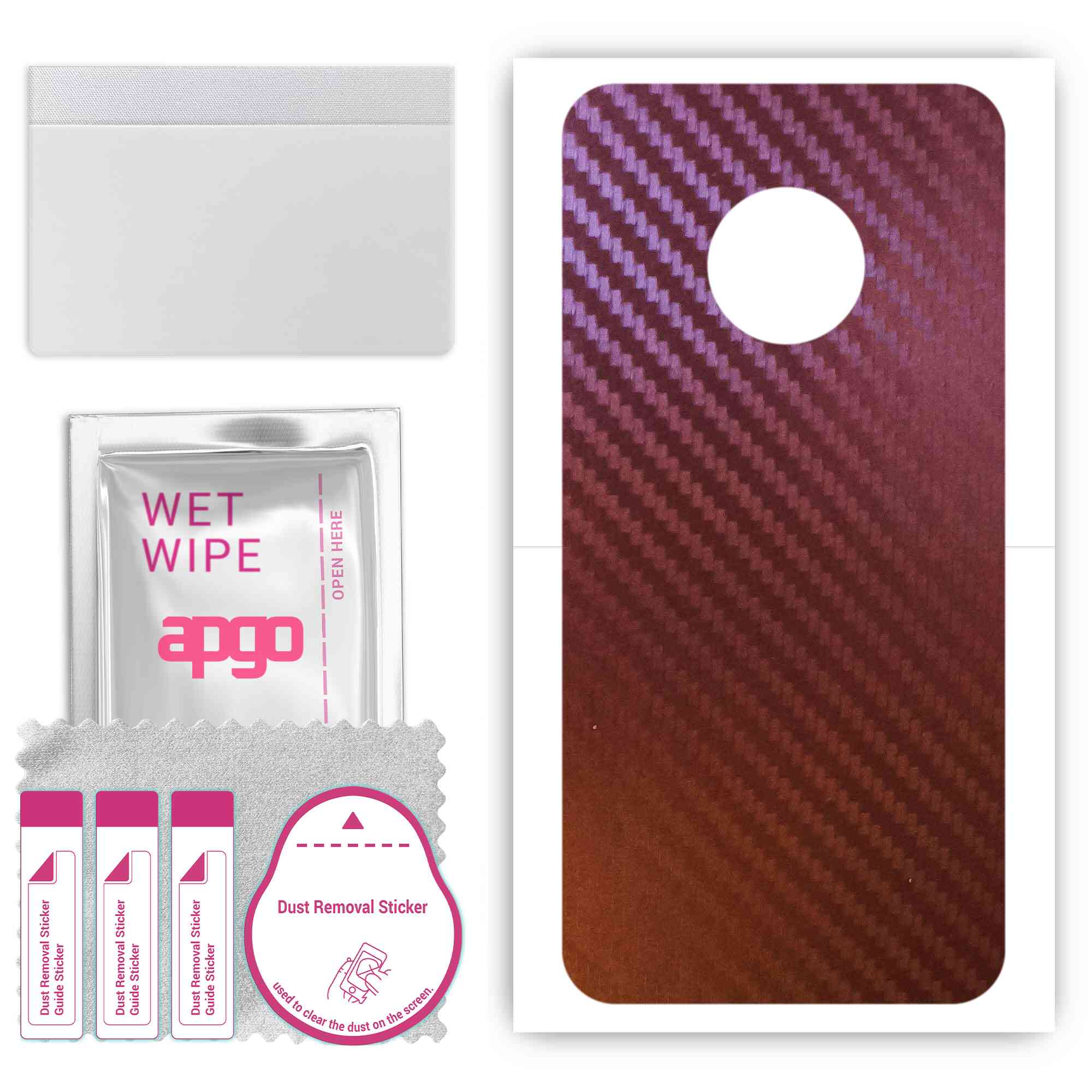 apgo skin sticker film foil vinyl for the BACK compatible with Motorola Moto G5S, scratch-resistant, easy to install - Carbon Chameleon CAKA5
apgo skin sticker film foil vinyl for the BACK compatible with Motorola Moto G5S, scratch-resistant, easy to install - Carbon Chameleon CAKA5