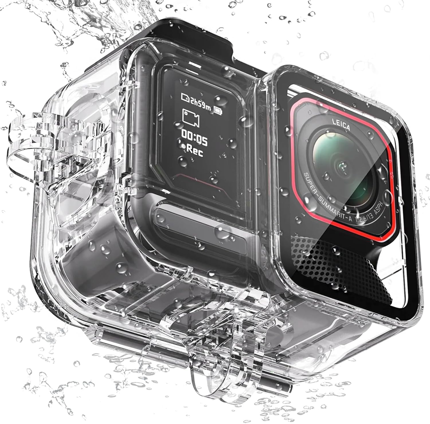 Taoricup Waterproof Housing for Insta360 Ace Pro 2 Waterproof Protective Shell Cover Vertical and Horizontal Shooting 45M Protective Underwater Diving
Taoricup Waterproof Housing for Insta360 Ace Pro 2 Waterproof Protective Shell Cover Vertical and Horizontal Shooting 45M Protective Underwater Diving