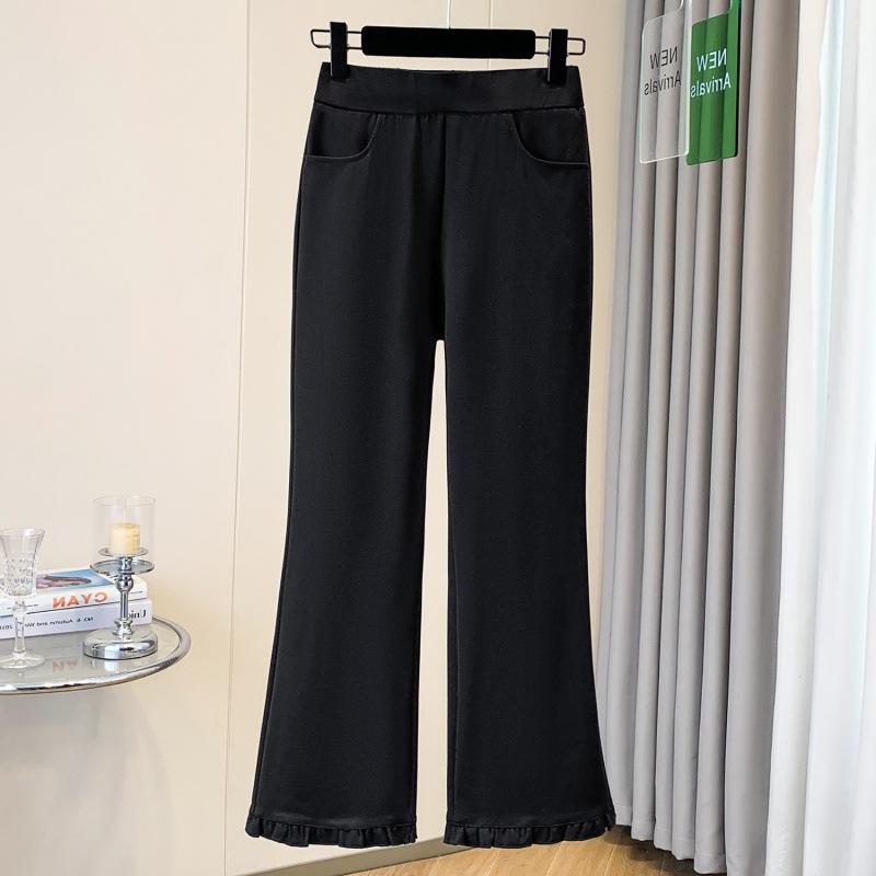 Spring Korean-Style High-Waisted Lace Slimming Straight-Leg Plus-Size Pants for Women 2XL чорний
Spring Korean-Style High-Waisted Lace Slimming Straight-Leg Plus-Size Pants for Women 2XL чорний