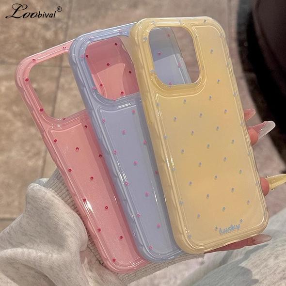 Luxury Ins Candy Color Polka Dot Phone Case for iPhone 12 13 14 15 16 Pro Max 16Pro Wave Point Soft Silicone Ultra Slim Cover iPhone 14 рожевий
Luxury Ins Candy Color Polka Dot Phone Case for iPhone 12 13 14 15 16 Pro Max 16Pro Wave Point Soft Silicone Ultra Slim Cover iPhone 14 рожевий