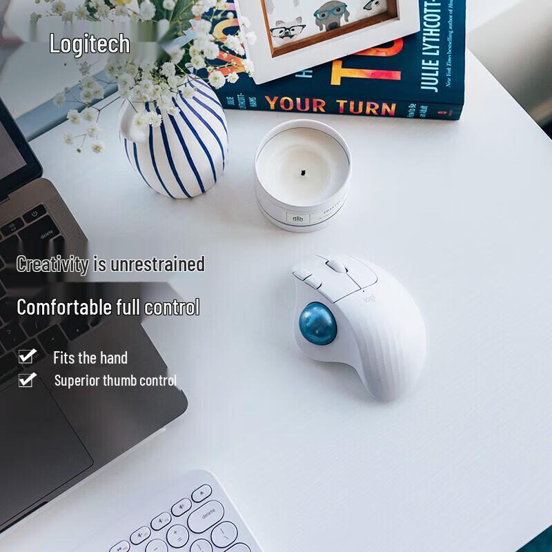 Logitech ERGO M575 Wireless Trackball Mouse
Logitech ERGO M575 Wireless Trackball Mouse