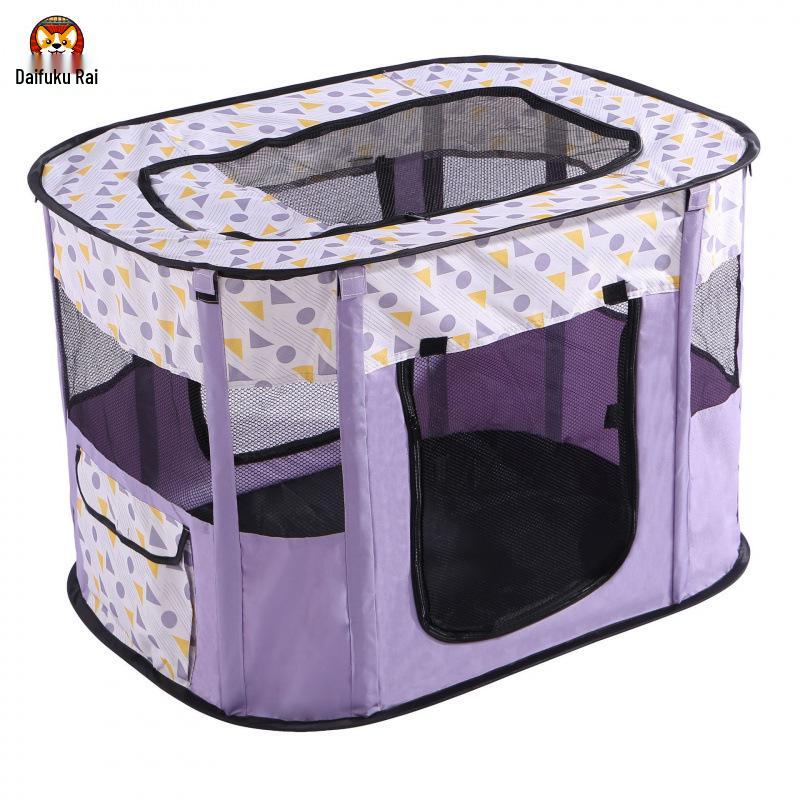 Rectangular Folding Pet Cage with Bed for Dogs & Cats 70x55x45 фіолетовий
Rectangular Folding Pet Cage with Bed for Dogs & Cats 70x55x45 фіолетовий