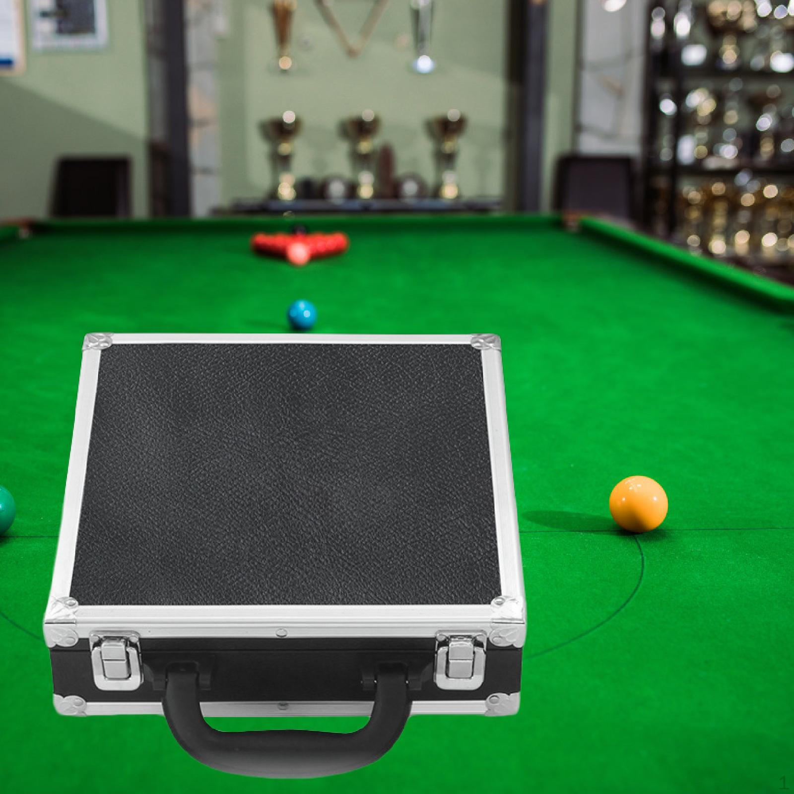 Billiard Ball Storage Carrying Case Organizer with Carry Handle Travel Hard for 25cmx25cmx7.5cm
Billiard Ball Storage Carrying Case Organizer with Carry Handle Travel Hard for 25cmx25cmx7.5cm