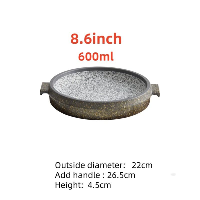 Korean Style Double Eared Bibimbap ceramic stone rice bowl with mat Tableware Hotel Restaurant Stone Pot Baking Tray plate set
Korean Style Double Eared Bibimbap ceramic stone rice bowl with mat Tableware Hotel Restaurant Stone Pot Baking Tray plate set