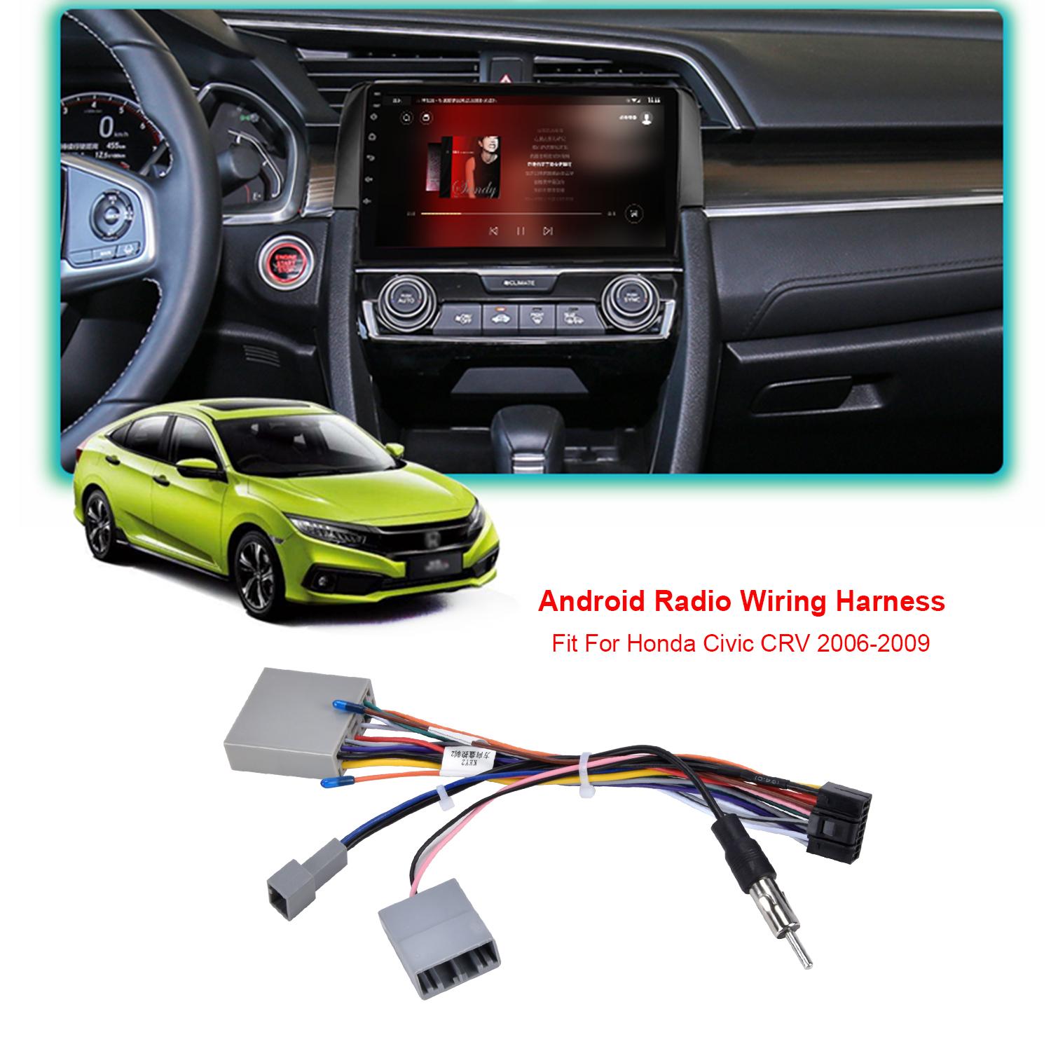 Для Honda Civic CRV 2006-2009 Android автомобильный мультимедийный плеер жгут проводов с адаптером радиоантенны
Для Honda Civic CRV 2006-2009 Android автомобильный мультимедийный плеер жгут проводов с адаптером радиоантенны