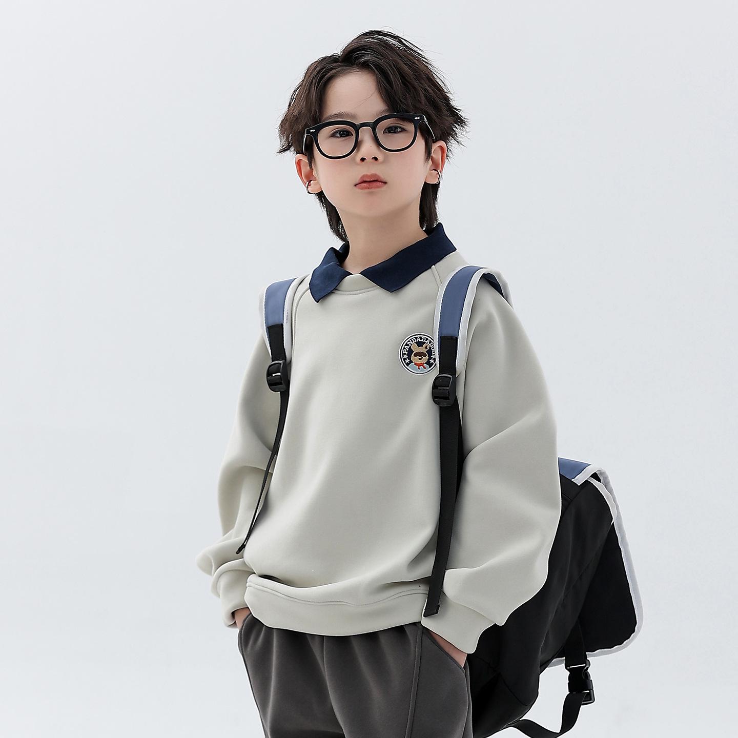 Boys Fleece-Lined Hoodie - 2025 Autumn/Winter Children s Warm Top with Loose Lapel, Medium/Large Sizes, Trendy Design 110
Boys Fleece-Lined Hoodie - 2025 Autumn/Winter Children s Warm Top with Loose Lapel, Medium/Large Sizes, Trendy Design 110