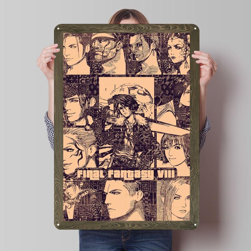 Final Fantasy 8 Doodle Tinplate Signs Video Game Poster Poster Home Decor Custom Metal Sign for Wall Art Decoration Bar Room 20x30cm(7.8x11.8inch)
Final Fantasy 8 Doodle Tinplate Signs Video Game Poster Poster Home Decor Custom Metal Sign for Wall Art Decoration Bar Room 20x30cm(7.8x11.8inch)