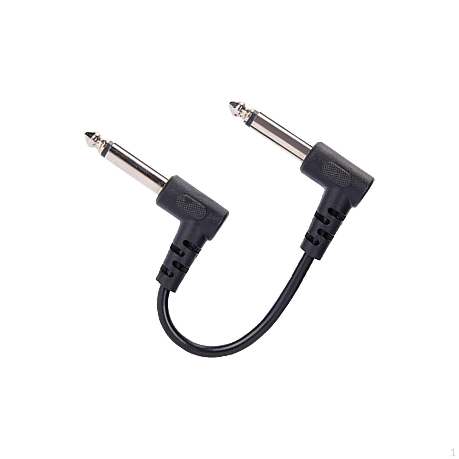 Guitar Patch Cable Connect Line 1/4 6.5mm Male to Angled Low Noise Instrument Audio 30cm
Guitar Patch Cable Connect Line 1/4 6.5mm Male to Angled Low Noise Instrument Audio 30cm