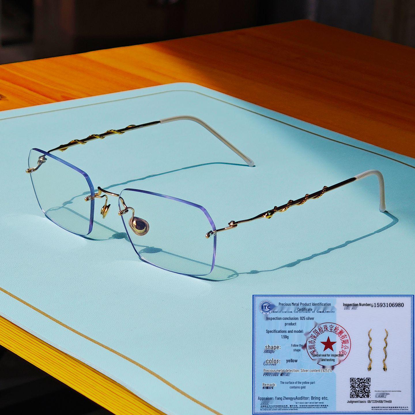 Осень 2549 Драгоценный Металл Год Змеи Лимитированная Серия Оправ для Очков: Серебро 925 пробы Ретро Роскошь для мужчин и женщин
Осень 2549 Драгоценный Металл Год Змеи Лимитированная Серия Оправ для Очков: Серебро 925 пробы Ретро Роскошь для мужчин и женщин
