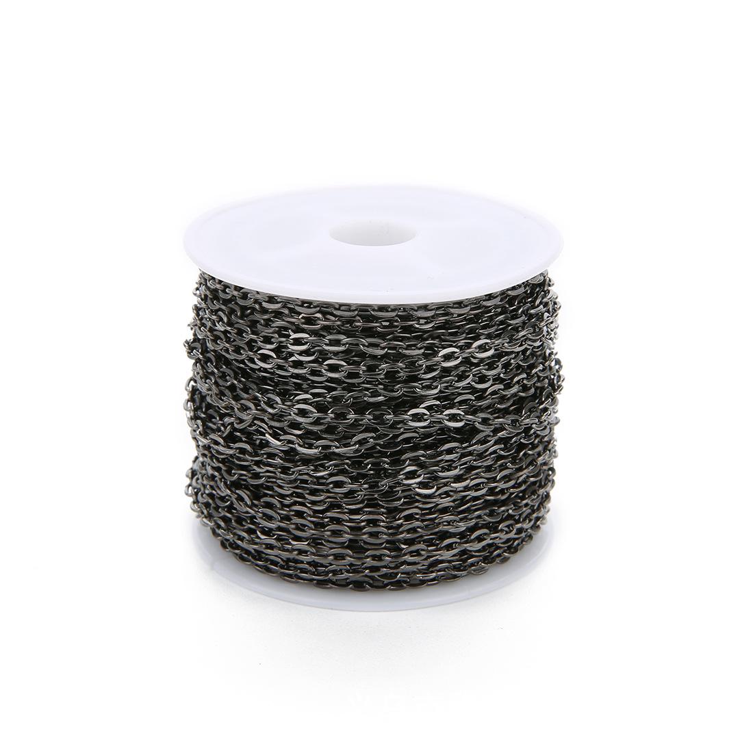 10 ярдов универсальной железной цепочки для изготовления украшений и аксессуаров своими руками 2*3mm
10 ярдов универсальной железной цепочки для изготовления украшений и аксессуаров своими руками 2*3mm