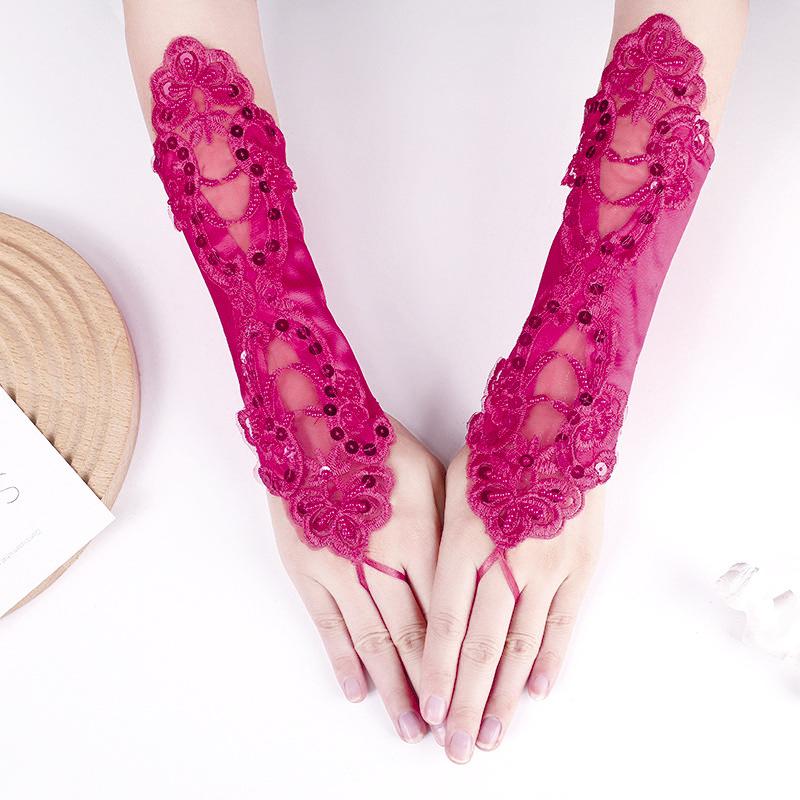 Mary Gloves white wedding bridal long lace embroidered beaded fingerless wedding gloves About 29cm long рожевий червоний колір
Mary Gloves white wedding bridal long lace embroidered beaded fingerless wedding gloves About 29cm long рожевий червоний колір