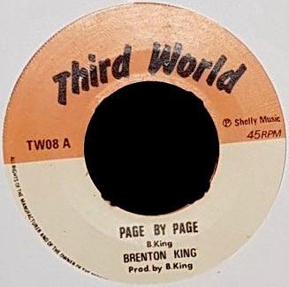 7inch Record BRENTON KING Page By Page TW08 Third World 1975 UK Reggae Ska Dub Used
7inch Record BRENTON KING Page By Page TW08 Third World 1975 UK Reggae Ska Dub Used