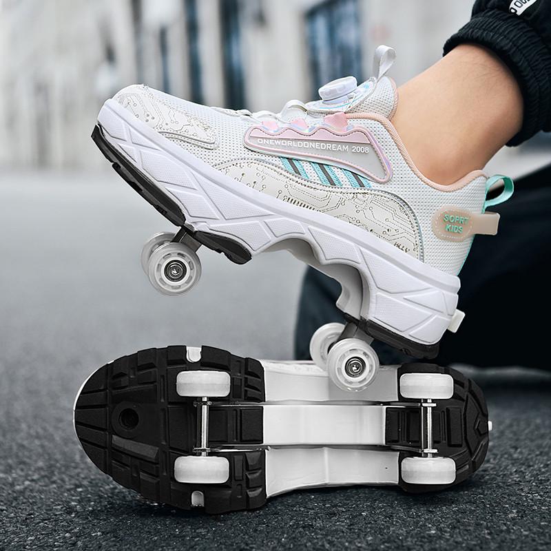 Versatile Retractable Skates: Adult Inline & Ice Skates for Men, Women, and Students - Double Row, Invisible Four-Wheel Design for Aggressive Skating 36
Versatile Retractable Skates: Adult Inline & Ice Skates for Men, Women, and Students - Double Row, Invisible Four-Wheel Design for Aggressive Skating 36