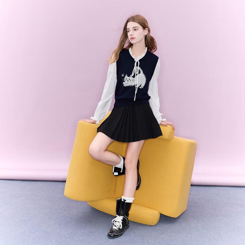 Sancai 2025 Winter Faux Two-Piece Knitted Pullover Sweater XL (170/92A)
Sancai 2025 Winter Faux Two-Piece Knitted Pullover Sweater XL (170/92A)