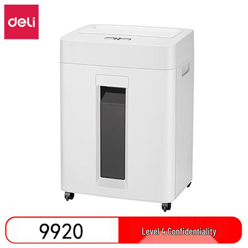 Deli 9920 Office & Home Paper Shredder CN plug (adapter included)
Deli 9920 Office & Home Paper Shredder CN plug (adapter included)